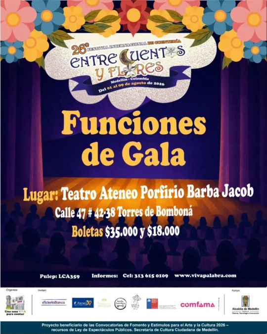 Festival Internacional de cuenteria entre cuentos y flores
