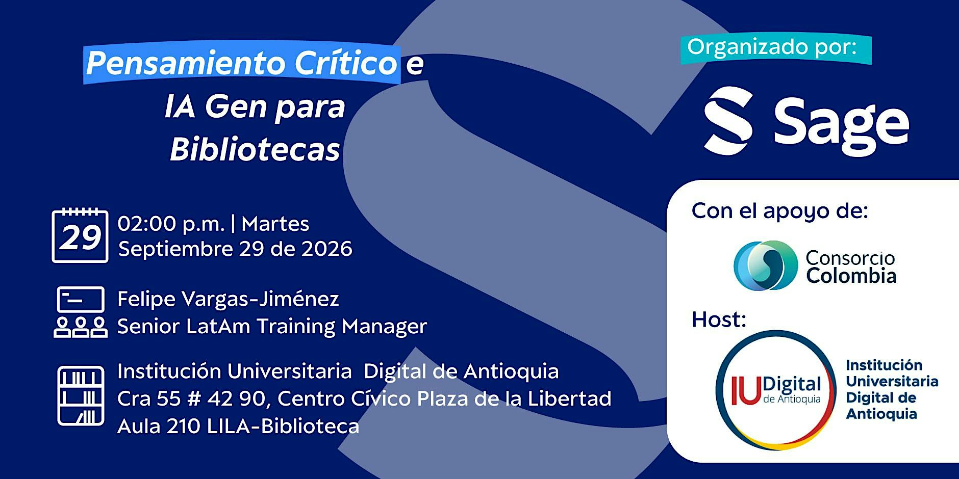 Pensamiento Crítico e IA Gen para Bibliotecas